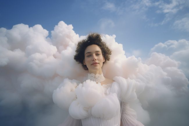 TDAH - Um Guia para a Autodescoberta e a Busca por Ajuda - Sinais e sintomas 2 Ilustração de uma pessoa com a cabeça nas nuvens A imagem transmite a sensação de mente distraída e a dificuldade de manter o foco.