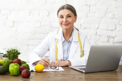 expressive senior woman posing
