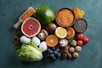 real food pyramid arrangement